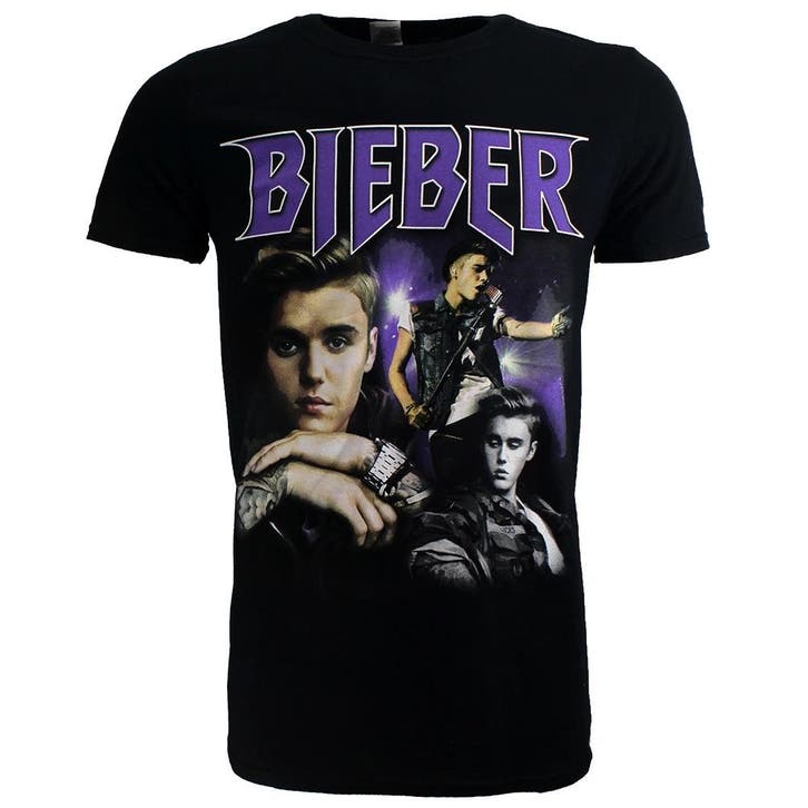 Justin Bieber JB Homage T-Shirt - Officiële Merchandise, Kleding | Heren, T-shirts