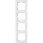 KOPP Athenis 4-voudig afdekraam - helder glans wit, Doe-het-zelf en Bouw, Elektriciteit en Kabels, Verzenden, Nieuw