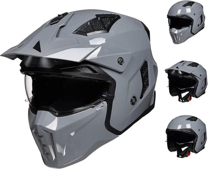ILM Vintage Retro Helm Z302 | Tweede kansje | OP = OP, Motoren, Kleding | Motorhelmen, Overige typen, Dames, Tweedehands, Overige merken