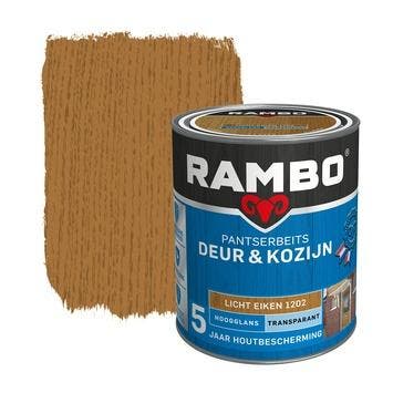 Rambo Pantserbeits Deur & Kozijn Transparant Licht Eiken, Verzenden, Nieuw