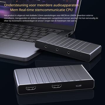 DrPhone CaptureX 4K60 Video Capture Card – HDMI Loop-Out, Verzenden, Nieuw