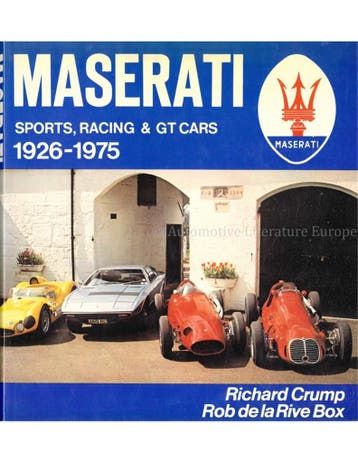 MASERATI, SPORTS, RACING & GT CARS 1926-1975, Ophalen of Verzenden