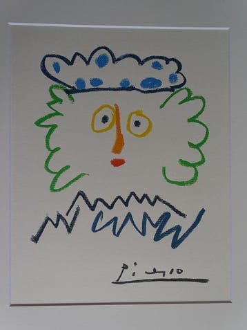 Pablo Picasso (1881-1973) - Hombre con barba, Antiek en Kunst