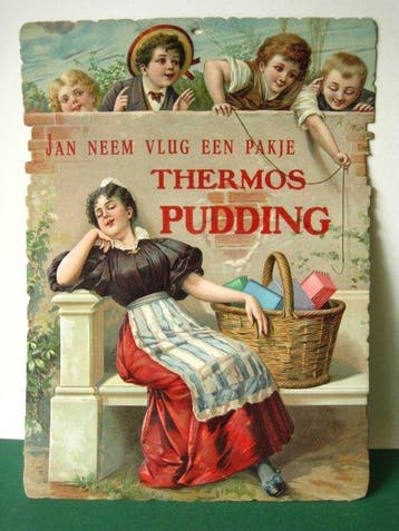 Thermos Pudding - Reclamebord - Papier