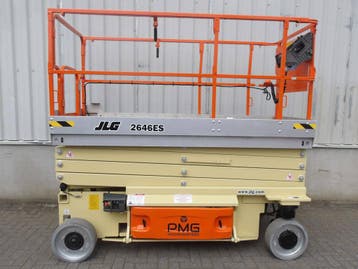 Veiling: Schaarhoogwerker JLG 2646ES Elektrisch 9.92m 2011, Ophalen