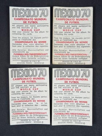1970 Panini Mexico 70 World Cup, - Mexico: Borja, Diaz,