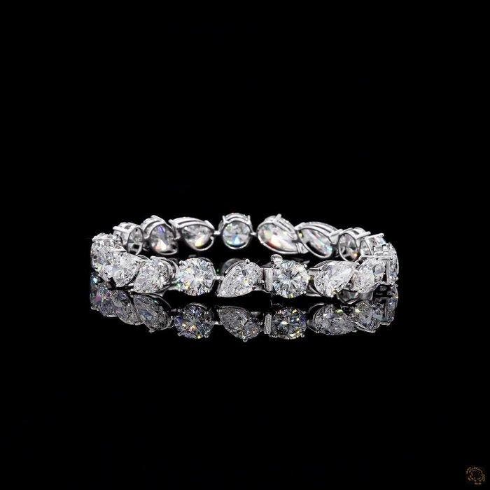 Armband - 14 karaat Witgoud - 21.94ct. tw. Diamant, Bijoux, Sacs & Beauté, Bracelets