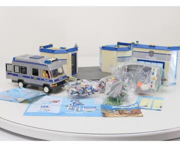 Playmobil 4023 Politiebureau met 4264 4262 4471 Politiebu..., Ophalen of Verzenden, Gebruikt