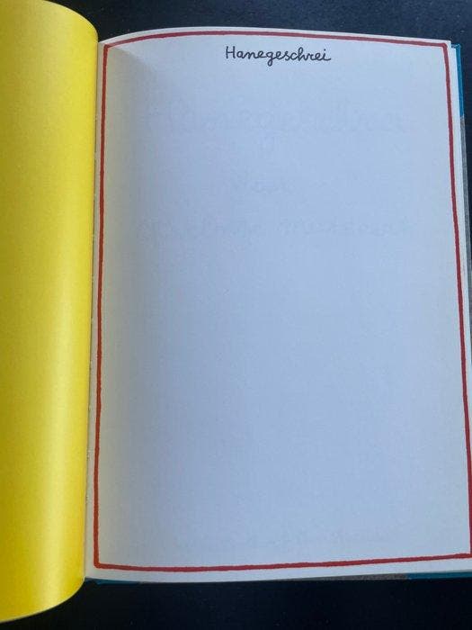 Charlotte Mutsaers - Hanegeschrei - 1989, Antiek en Kunst, Antiek | Boeken en Manuscripten