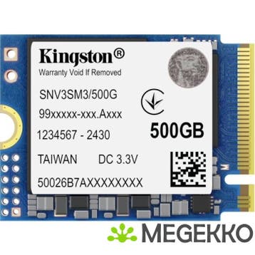 Kingston SSD NV3 500GB 2230, Verzenden