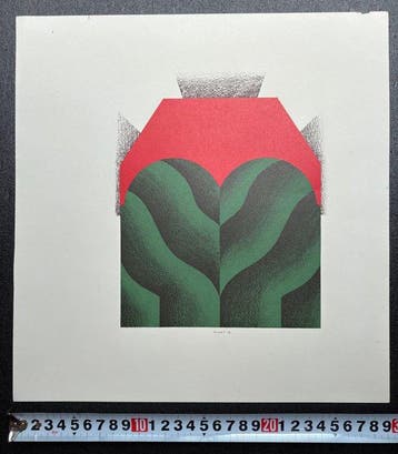 Kumi Sugai (1919-1996) - Geometric Abstraction (1967)