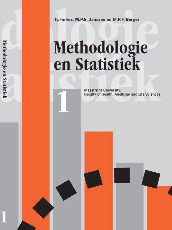 1 Methodologie en statistiek 9789052783215 Tj. Imbos, Boeken, Overige Boeken, Gelezen, Verzenden