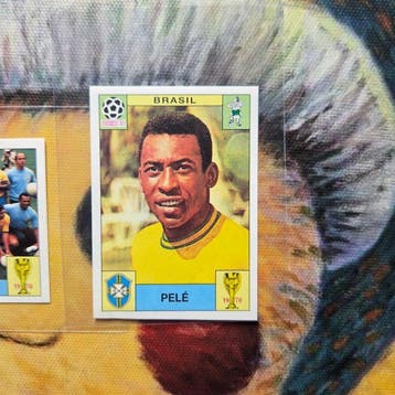 1970, 1974 Panini World Cup Stickers Johan Cruyff 1974 -Pelè, Nieuw