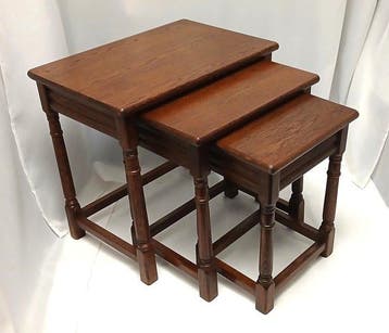 1950s Set Solid Tables - Bijzettafel (3) - C.T.C. 3309 -