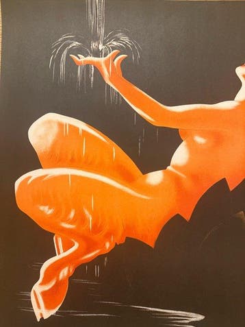 EMIDIO ADRIANI - poster pubblicitario- SALSOMAGGIORE TERME-