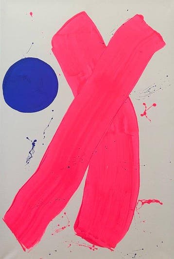 Stefanie Raus - Pink Blue 1862 XXL