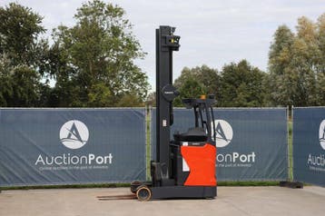 Veiling: Reachtruck Fenwick-Linde R14HD-01 Elektrisch 1400kg, Ophalen