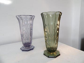 Val Saint Lambert - Charles Graffart - Vase (2) - Machiavel
