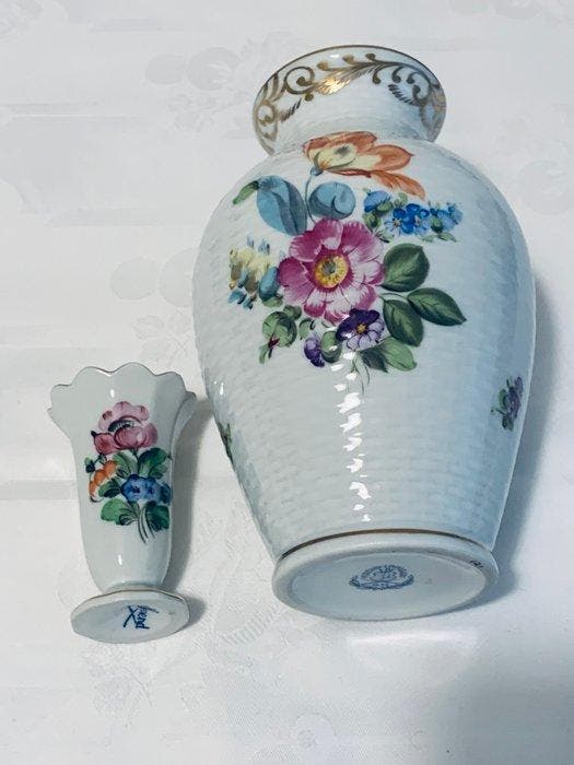 Herend - Vaas (2) - Porselein, Antiquités & Art, Antiquités | Verre & Cristal