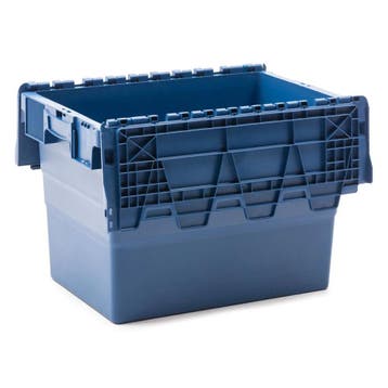 Distributiebak 600x400x365 mm euronorm blauw kunststof, Ophalen of Verzenden, Nieuw