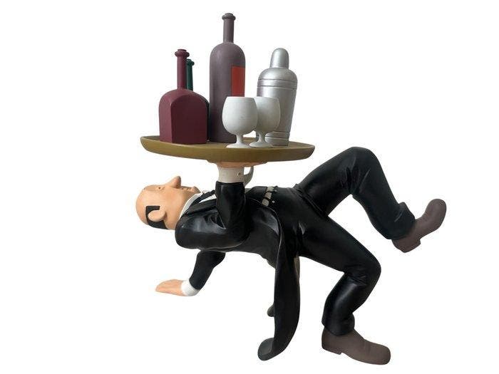 Statuette Leblon delienne - Tintin - Nestor plateau, Livres, BD | Comics