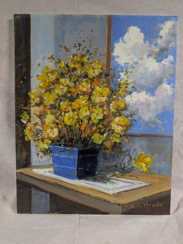 Dino Maselli (XX-XXI) - Vaso con fiori