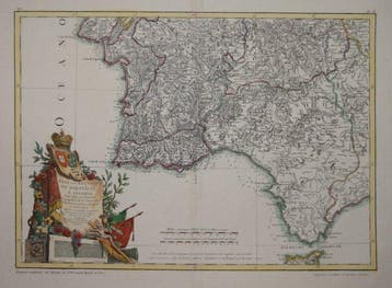 Portugal - Portugal; Zannoni - MAPA DOS REYNOS DE PORTUGAL E, Nieuw