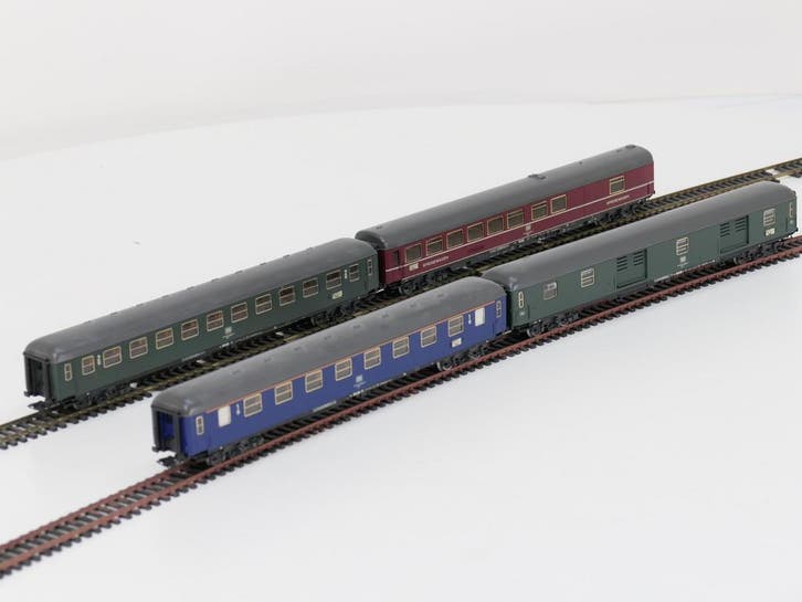 Schaal H0 Trix Express 33018 set sneltreinrijtuigen van d..., Hobby & Loisirs créatifs, Trains miniatures | HO, Enlèvement ou Envoi