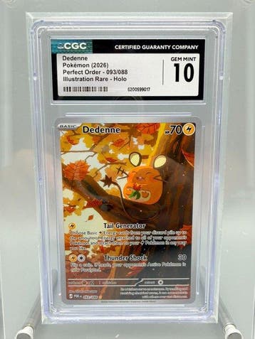Pokémon Graded card - Pokémon - Dedenne - Perfect Order -