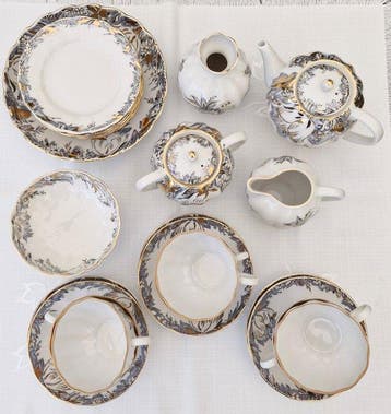 Lomonosov Imperial Porcelain Factory - Service à café pour 6