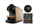 Philips - Capsulemachine - Goud, Electroménager, Verzenden, Koffiepads en cups