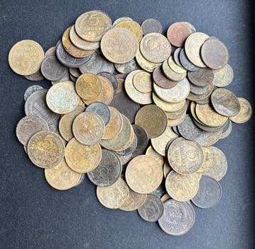 Rusland, Sovjet-Unie (USSR) Collection of 170+ coins: 1, 2,