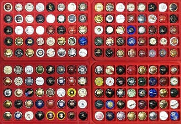 Collectie champagnecapsules - Grote partij champagnecapsules