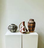 Jasba, Scheurich - Vaas - Keramiek - Drie vintage keramische, Antiek en Kunst