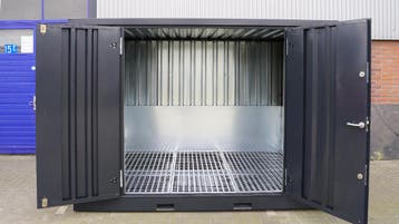 Gasfles van uw camper veilig opslaan in chemische container, Ophalen, Nieuw