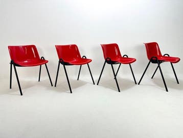 Tecno - Osvaldo Borsani - Modus - Stoel - Staal, Plastic
