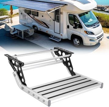Aluminium campertrap antislip | Tweede kansje | OP = OP, Caravans en Kamperen, Verzenden, Zo goed als nieuw