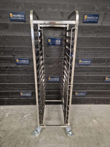 Regaalwagen | 16 niveaus | bakkersnorm | 60 x 40 cm | horeca, Zakelijke goederen, Nieuw in verpakking