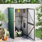 vidaXL Tuinschuur 88x89x161 cm gegalvaniseerd staal groen, Verzenden, Nieuw