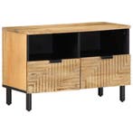 vidaXL Tv-meubel 70x33x46 cm massief mangohout bruin, Verzenden, Nieuw