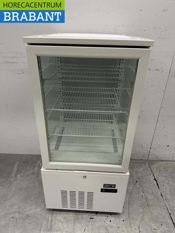 HCB Koelvitrine Gebaksvitrine Wit 130 liter 230V Horeca, Ophalen of Verzenden, Nieuw in verpakking