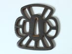 IJzeren tsuba zwaardbeschermer (120 g) met opengewerkt