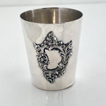 Delheid Frères - Beker - Drinking Goblet 9cm - .800 zilver -