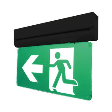 Noodverlichting 3,5W IP20 Zwart (inc plaatjes), Verzenden, Nieuw, Overige fittingen