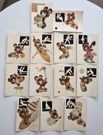 USSR - Olympische Spelen - Vintage postcards with Misha,, Verzamelen, Nieuw