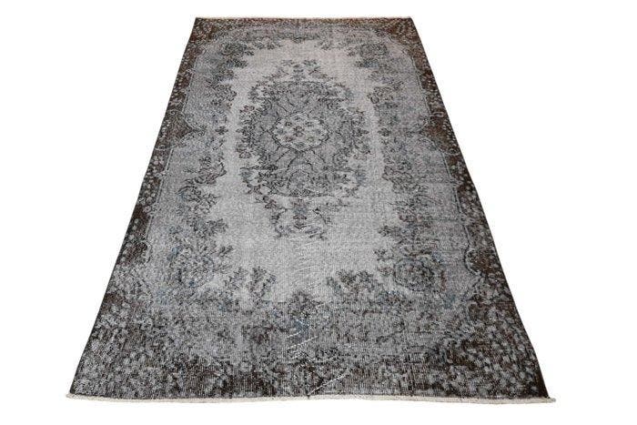 Grijs vintage - Vloerkleed - 205 cm - 115 cm - met, Maison & Meubles, Ameublement | Tapis & Moquettes