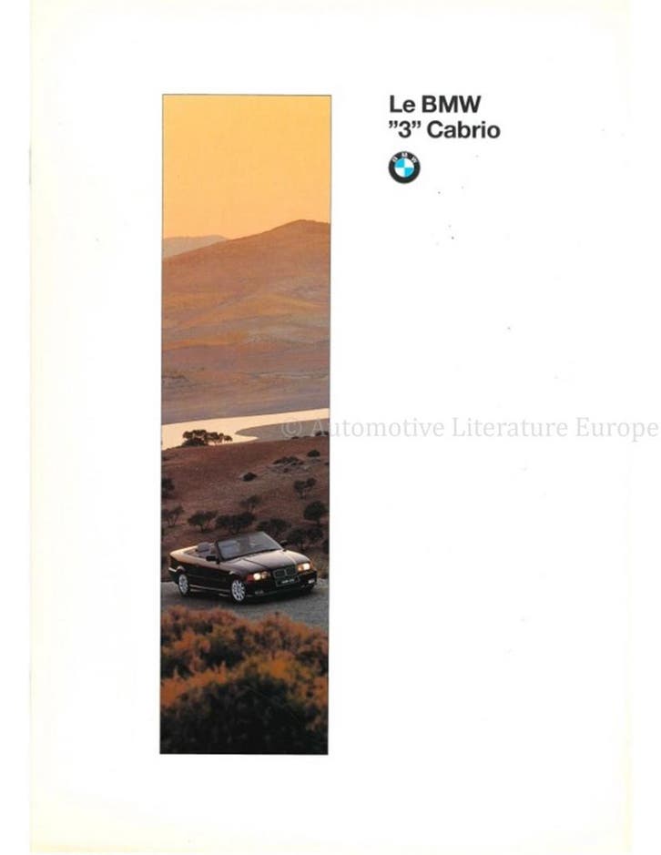 1996 BMW 3 SERIE CABRIOLET BROCHURE FRANS, Boeken, Auto's | Folders en Tijdschriften, Ophalen of Verzenden