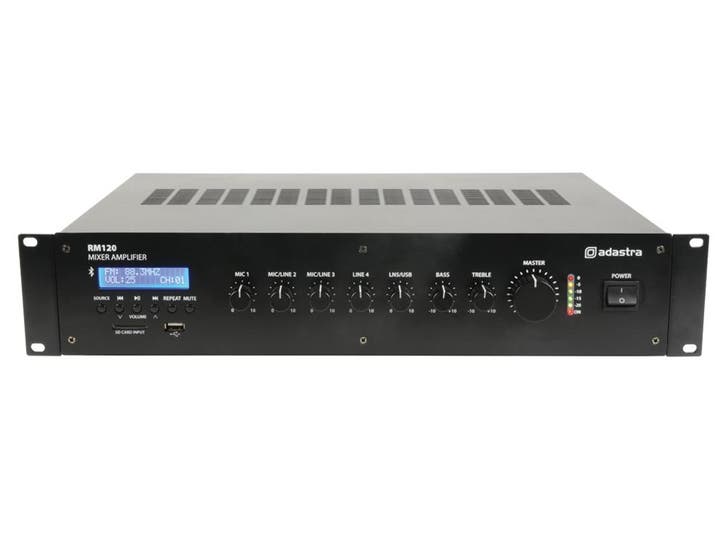 Bstock Adastra RM120B 100V Versterker Met, Audio, Tv en Foto, Luidsprekerboxen