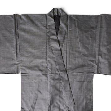 Japanse Tsumugi kimono en haori met