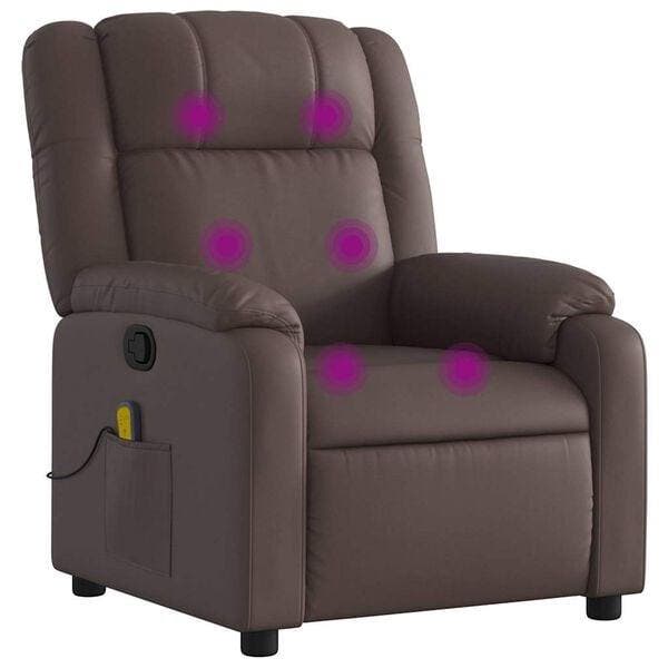 Massagestoel Bruin | Retour Deal 57% Korting! OP = OP, Maison & Meubles, Canapés | Salons, Envoi